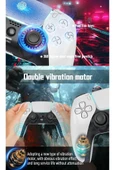 P4 Plus Bluetooth Titreşimli Ps4/ps5 Uyumlu Pc Telefon Joystick Kablosuz Oyun Kolu thumbnail 6