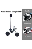 Jack Girişli 3.5mm İntercom Kulaklığı Bt31,bt22,bt35 Uyumlu Motorsiklet Kask Yedek Mikrofon thumbnail 3