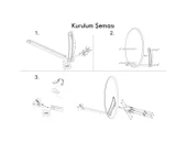 Tayfun 70 cm Ofset Uydu Çanak Anten-Büyük Maunt thumbnail 5