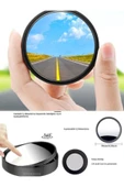 SPRENDA Siyah Ayarlanabilir 2 Li Set Araba ve Motorsiklet için Güvenlik Artırıcı Kör Nokta Ayna Seti thumbnail 1