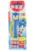 Pez Sonic Lisanslı 1 Oyuncak Dispenser + 3 Şeker Paketi - 3