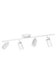 LEGACY Spoti 4'Lü Beyaz Renk (BEYAZ IŞIK) Modern Tasarım Salon - Mutfak - Banyo Spot Ledli Sıralı Avize thumbnail 4