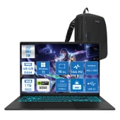 Asus Vivobook 16 V3607VH Intel Core 5 210H 48GB Ddr5 1tb SSD RTX5050 Gddr7 8gb Windows 11 Pro 16" WUXGA(1920X1200) 144HZ 300NITS Taşınabilir Bilgisayar RP075P23 + Zetta Çanta thumbnail 1