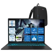 Asus Vivobook 16 V3607VM Intel Core 5 210H 64GB Ddr5 2tb SSD RTX5060 Gddr7 8gb Freedos 16" WUXGA(1920X1200) 144HZ 300NITS Taşınabilir Bilgisayar RP049F29 + Zetta Çanta thumbnail 1