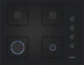 Siemens EO7C6PP30O iQ300 Gazlı Ocak 67 cm Sert cam, Siyah thumbnail 1