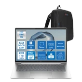 Hp Elitebook 6 G1I Intel® Core Ultra 7 255U 96GB Ddr5 1tb SSD 14" Wuxga (1920 x 1200), IPS 400 Nits  WIN11HOME Taşınabilir Bilgisayar C9XW2ETH28+ZETTAÇANTA thumbnail 1