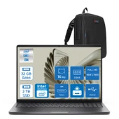 Dell Pro 16 PC16250 Intel Core 7 250U 32GB Ddr5 2tb SSD 16 Fhd+ IPS (1920X1200) 300 Nits Freedos Taşınabilir Bilgisayar. PC16250C7325F09+ZETTAÇANTA thumbnail 1