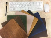 Deri Mouse Pad G2 Antik Kahve - 4