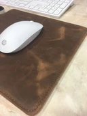 Deri Mouse Pad G2 Antik Kahve - 2