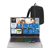 Lenovo Loq 15AHP10 Amd Ryzen 7 250 16GB Ddr5 2tb SSD Windows 11 Home RTX5050 8gb 100W 15.6" Fhd (1920X1080) IPS 300NITS 144Hz Gaming Laptop 83JG006ATRH04 + Zetta Çanta thumbnail 1