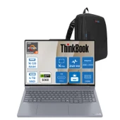 Lenovo Thinkbook 16P G6 Adr Ryzen 9 8940HX 16GB Ddr5 4tb SSD 8GB/RTX5060/115W 16" Wqxga IPS 500NITS 240Hz Windows 11 Home Taşınabilir Bilgisayar 21U00013TXH04 + Zettaçanta thumbnail 1