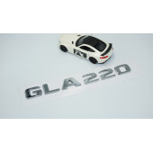 DK Tuning GLA 220 Bagaj Krom ABS 3M 3D Yazı Logo Benz İle Uyumlu - 2