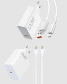 120W Süper Hızlı Şarj Adaptörü – Type-C Kablo Dahil, Yüksek Voltaj Korumalı - 2