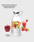 Şarjlı Portatif Blender – Gıda Sınıfı Malzeme, 10 Kullanımlık Pil, Mini Boy ve Hafif Tasarım - 4