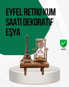 Ahşap Kum Saati – Vintage Tasarımlı Masa Dekoru - 1