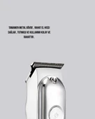 Yüksek Performanslı Erkek Saç Kesme Makinesi – Uzun Pil Ömrü ve Hassas Kesim thumbnail 5