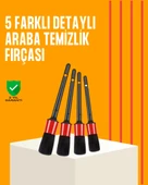 Araba Temizliği İçin 5 Parça Fırça Takımı - 1