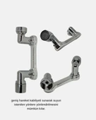 Dönebilir Musluk Başlığı – Lavabo Temizliği ve El-Yüz Yıkamada Maksimum Rahatlık - 2