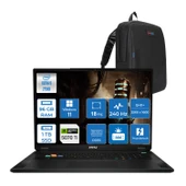 Msı Nb Stealth 18 Hx Aı Ultra 9 275HX 96GB Ddr5 1tb SSD 12GB/RTX5070TI/140W 18" QHD+(2560X1600) 240Hz IPS Windows 11 Pro Taşınabilir Bilgisayar A2XWHGP26 + Zettaçanta thumbnail 1