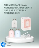 200 ml Tavşan Kulaklı Ultrasonik Hava Nemlendirici ve Gece Lambası - 1