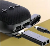 Xbyc 2727 Bluetooth Bağlantılı Hoparlör Su Geçirmez Şarjlı Bisiklet Motosiklet Hoparlörü Kırmızı thumbnail 2