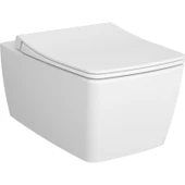 VitrA Metropole 7672B003-0559 Rim-ex Asma Klozet, 56 cm, Beyaz - 1