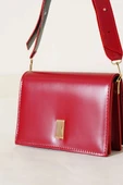 İki Bölmeli Mıknatıslı Çanta Kırmızı thumbnail 3