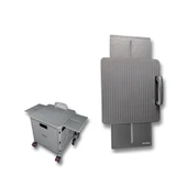 Piknik Masalı, 8 Tekerlekli, 55 Litre Gri Katlanır Alışveriş Arabası - Merdiven Çıkan - 1