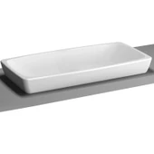 VitrA Metropole 5669B403-0016 Dikdörtgen Çanak Lavabo, VitrA Clean, 80 cm, Beyaz - 1