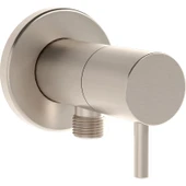 VitrA Origin A4521434 Ara Musluk, Fırçalı Nikel - 1