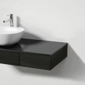 VitrA Plural 7810B401-0016 Kare Alçak Çanak Lavabo, VitrA Clean, 45 cm, Mat Beyaz - 2