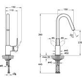 Artema Root Round A4274236 Eviye Mutfak Bataryası, Mat Siyah - 3