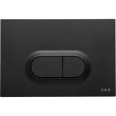 VitrA Mat Siyah 8 cm Gömme Rezervuar Seti 800-1896 - 4