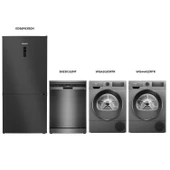 Siemens 4’lü Steel Line Avantaj Paketi ( KG86PAXB0N SN23IC62MT WG44A2ZRTR WQ42G20RTR ) thumbnail 1