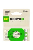 GP Batteries Gp Recyko Şarjlı Pil Aaa Ince 650mah (2 ADET) - 3