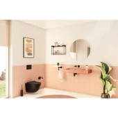 VitrA Sento 7748B083-0559 Rim-ex Asma Klozet, 54 cm, Mat Siyah - 3