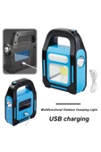 GARRA Solar Işıldak Fener Güneş Enerjili Ve Usb Şarj Lamba Kamp Güç Kaynağı thumbnail 1