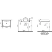 VitrA Equal 7241B403-0001 Tezgah Üstü Lavabo, 60CM, Beyaz - 2