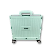 4 Tekerlekli, Yeşil, 32L Standart Boy, Sabit Tutacaklı Alışveriş Arabası - 2