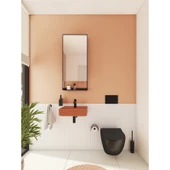 VitrA Sento 7748B083-0559 Rim-ex Asma Klozet, 54 cm, Mat Siyah - 4