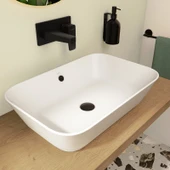 VitrA Geo 7425B003-0016 Dikdörtgen Çanak Lavabo - 4