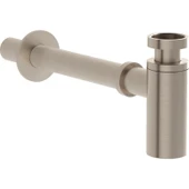 VitrA Origin A4512334 Lavabo Sifonu, T Tipi, Fırçalı Nikel - 1