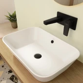 VitrA Geo 7425B003-0016 Dikdörtgen Çanak Lavabo - 2