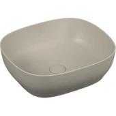 VitrA Outline 48 cm Mat Bej Kare Lavabo 5994B420-0016 - 1