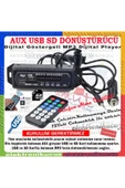 Aclass Çakmaklık Girişli Oto Teyp Dönüştürücü Bluetooth Aux-sd Kart Usb Çevirici Board Dıgıtal 12v - 3