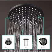 Hansgrohe Vernis Blend 200 Reno Duş Kolonu Ecosmart Satin Siyah 26099670 - 3