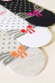 Karışık Desenli Bayan Babet Çorap Asorti 2 thumbnail 2