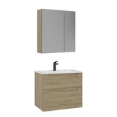 Orka Messina 65 cm Meşe Banyo Dolabı Takımı thumbnail 1