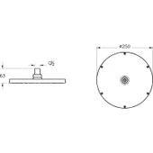 VitrA Suit A4563829 Duş Başlığı, Soft Bakır - 5