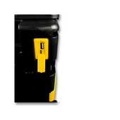 Ultra Geniş, 8 Tekerlekli, 85 Lt Siyah Katlanır Alışveriş Arabası - Merdiven Çıkan - 3